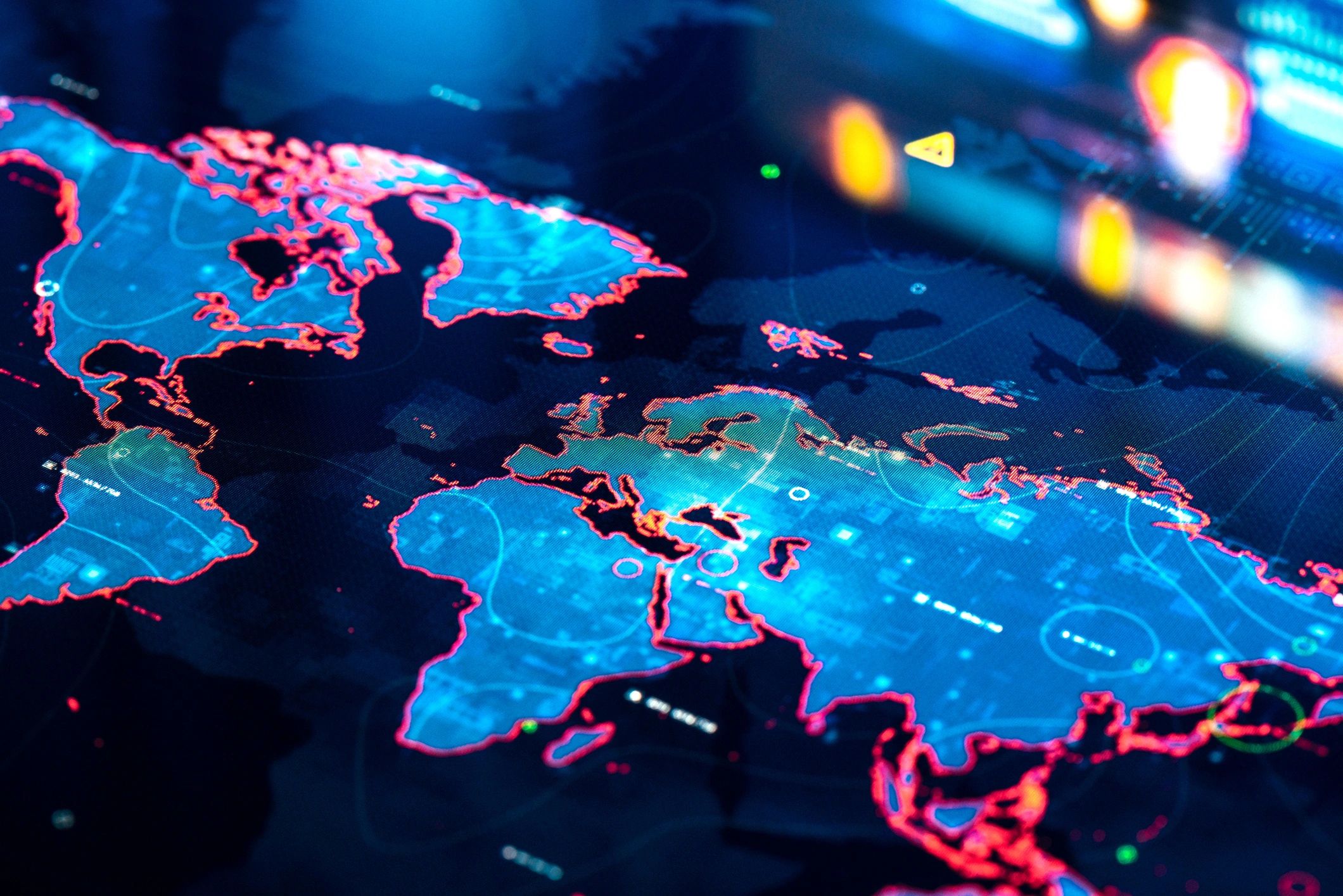 Cybersecurity services background