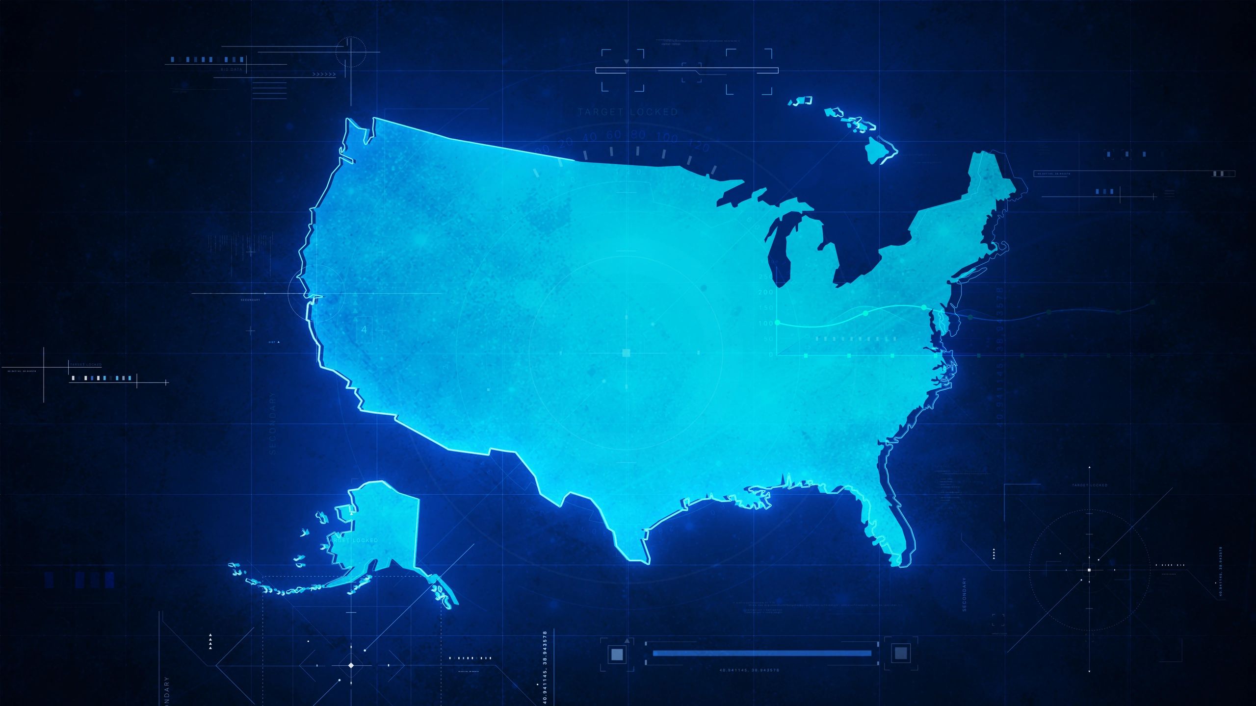 Abstract cybersecurity technology background